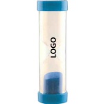 Waterproof sand timer with suction cup.