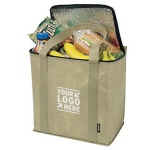 Zippered Insulated Grocery Tote