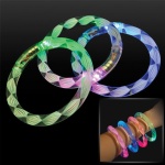 LED Rainbow Spiral Bangle Bracelet
