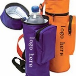 Cooler zippered bottle bag