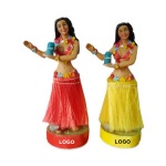 Resin Hawaii hula girl doll