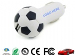 Football USB Car Charger with Big Logo