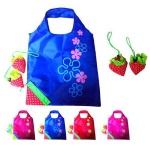 Strawberry design foldable shopping bag.