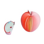 Apple shape fruit memo pad