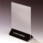 Acrylic table tent, memo holders