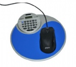 Mouse mat with calculator