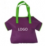T-shirt shaped tote shopping bag