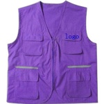 Poly/cotton fish vest