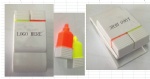 magnetic clip with two highlighter pen