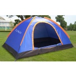 Polyester four person tent