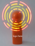 LED colorful luminous fan