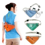 Triangle Waist Bag Fanny Pack with Water Bottle Holder
