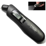 Digital tire gauge with flashlight