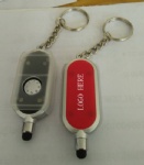 LED key chain with stylus pen