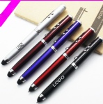 4 in1 Stylus, Laser Pointer, LED Light Multifunctional Pen