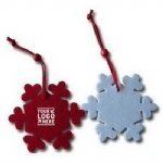 Felt Snowflake Pendant for Christmas