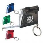 Tape Measure LED Flashlight Key Chain