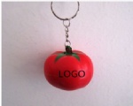 PU tomato keychain