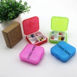 Pill box with 4 compartments