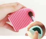 Silicone Cleaning MakeUp Washing Brush Glove Egg