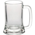 Clear 9.75 oz beer mug