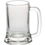 Clear 9.75 oz beer mug